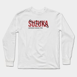 Suzuka Grand Prix T-Shirt, Japan Grand Prix Tshirt, Suzuka F1 Hoodie, Scuderia Ferrari Shirt, Ferrari Crewneck Tee, Ferrari, Japanese Formula 1 Stickers and Gifts Long Sleeve T-Shirt